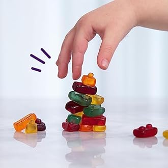 Annie's Organic Building Blocks Fruit Flavored Snacks, Assorted Fruit Flavors, Gluten Free, 10 Pouches, 7 oz