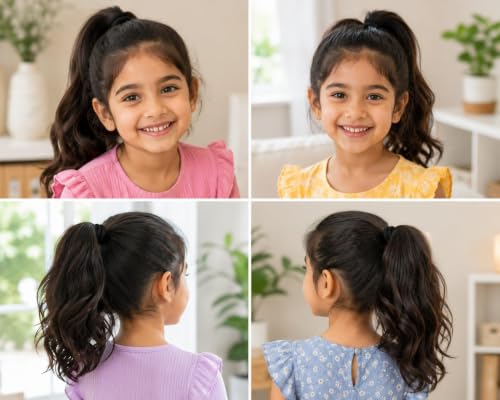 Image of Mini Rubber Bands for Hair Small Elastic Hair Ties for Girls Women Kids Hair Styling (Pack Of 25)
