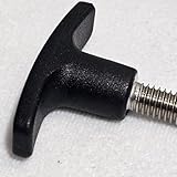 Wing T- Knob, 5/16-18 Thread-Head Diameter 2' - Male-Heavy Duty-Black