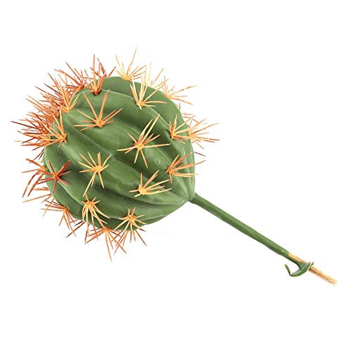Fdit1 Artificial Flowers Cactus Ball Unpotted Simulated Cactus Succulents Plants For Home Office Decor #TOP23