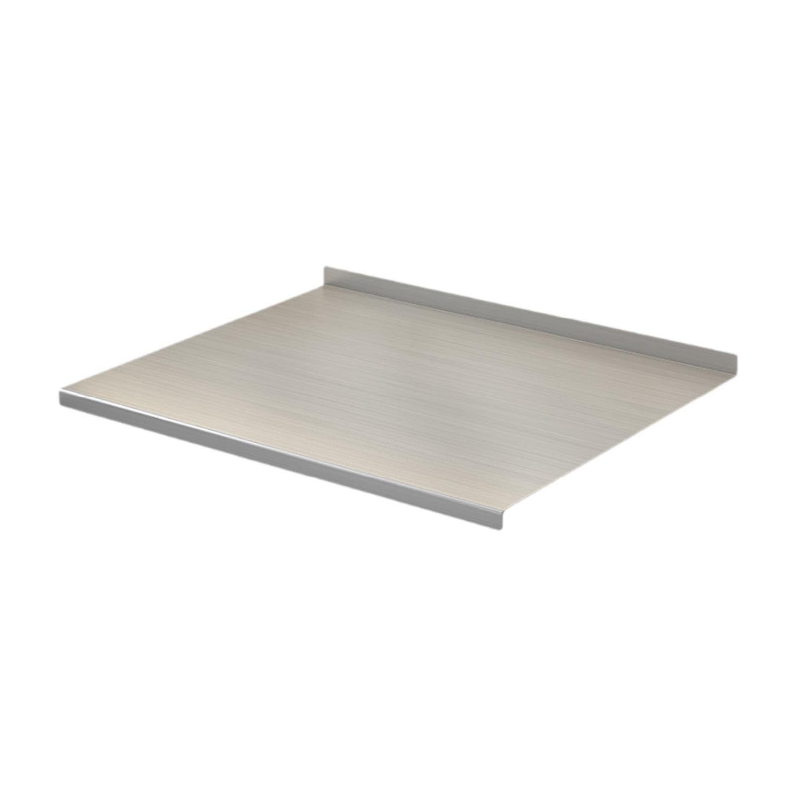 Schneidebrett Edelstahlbrett Tranchierbrett Teigunterlage Arbeitsbrett Hygienisch Und Geruchsneutral für Den Täglichen Gebrauch Zum Hacken Und Vorber, 50cmx40cm