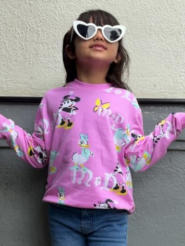 Image of Nap Chief Girls Official Characters Sweatshirt, Relaxed Fit Cotton Round & Hooded Neck Sweatshirt for Casual Wear
