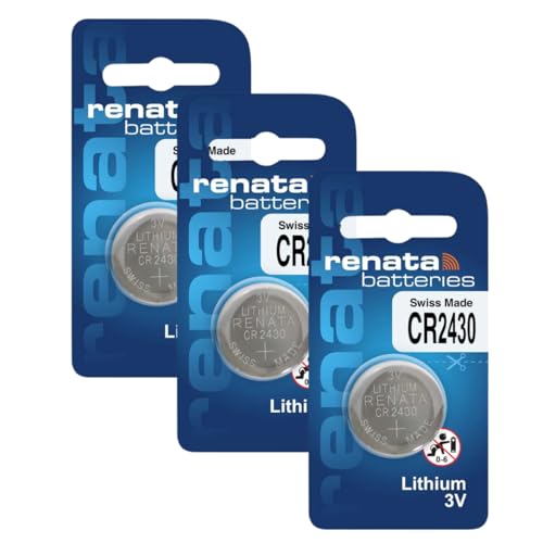 Image of DEVICE OF URBAN INFOTECH Renata CR2430 Batteries - 3V Lithium Coin Cell Swiss Made CR 2430 Battery (CR2430, Pack of 3)