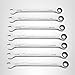 GEARWRENCH 7 Pc. 120XP Universal Spline XL Ratcheting Combination Wrench Set, SAE - 86452