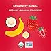 Once Upon a Farm Organic Coconut Melts, Strawberry Banana, 1oz