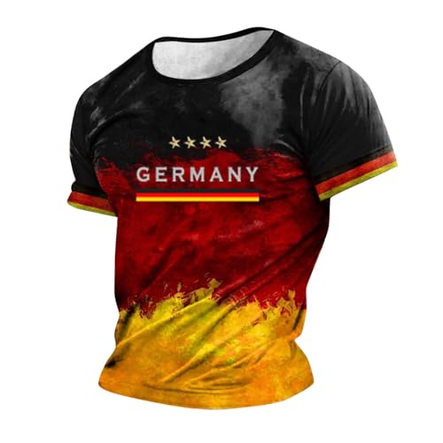 2026 WM Fußball Deutschland Herren T-Shirt Fußball Trikot mit Nummer Tshirt Deutschland Fanartikel T-Shirts für Herren Sportshirt Herren em Tshirt