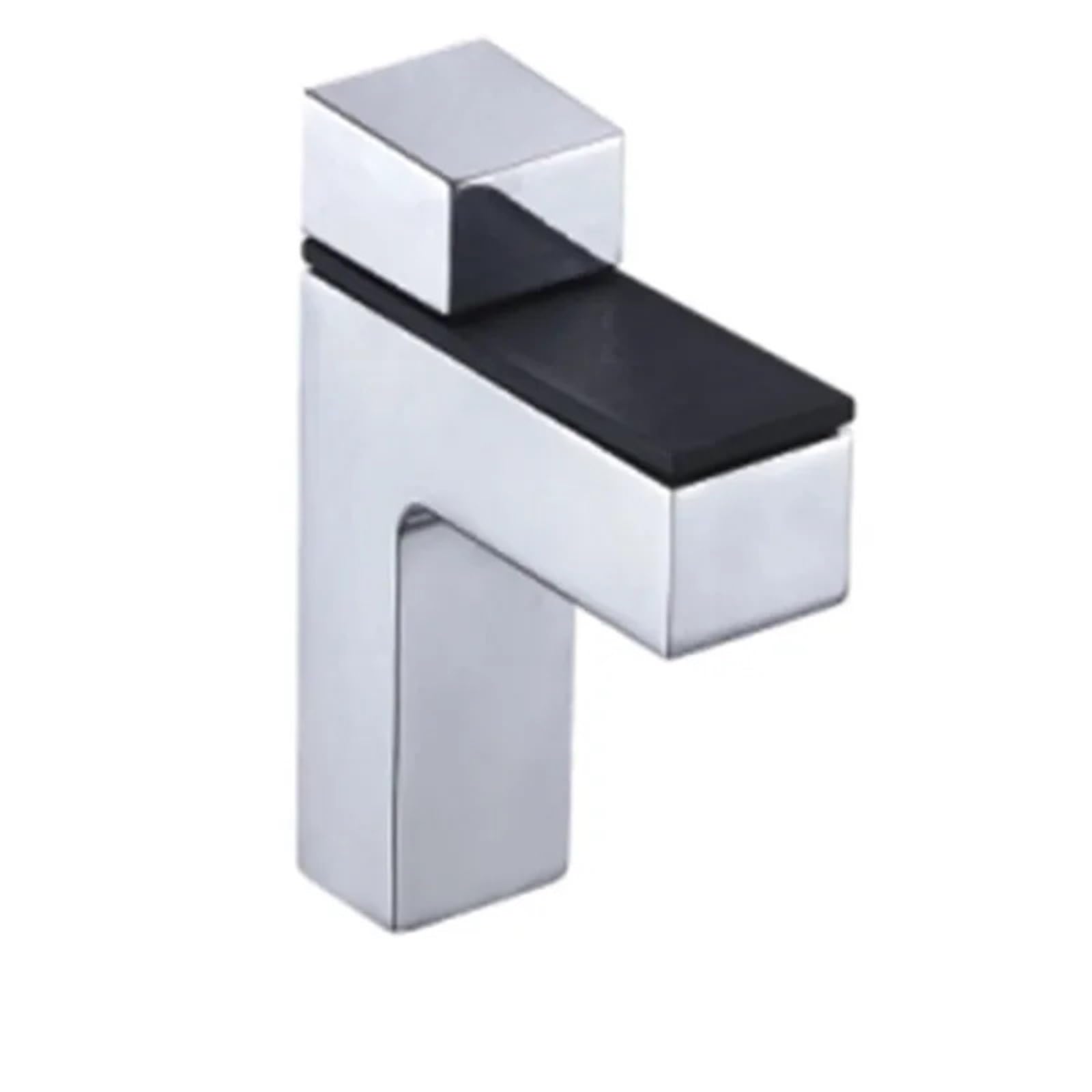 4Pcs F-type Glass Clamp Zinc Alloy Chrome finish Support Brackets(S)