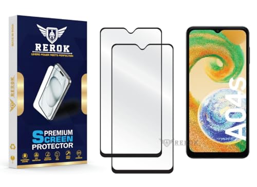 Image of Gorilla Tempered Glass Screen Protector Compatible with Samsung Galaxy A04s [Pack of 2] | Edge-to-Edge, Bubble-Free, Case Friendly, Easy Installation Kit