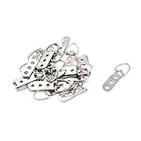 Geesatis Hanging Hangers 20 PCS Triangle Framing Hanger 3-Hole D Ring Hole Heavy Duty Hook for...