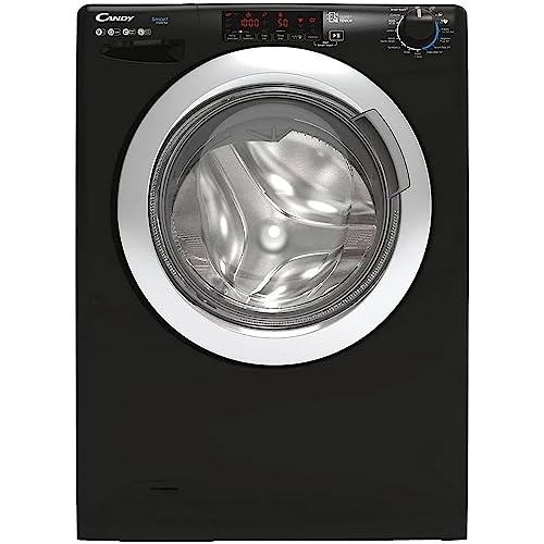 Candy Smart 9kg 1600rpm Freestanding Washing Machine - Black, (CSS69TWMCBE/1-80)