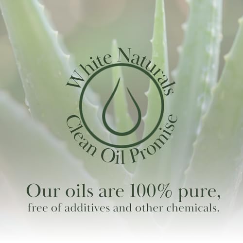White Naturals Organic Aloe Vera Oil, Therapeutic Premium Oil, Moisturizing Cold Pressed 100% Pure Natural Aloe Barbadensis Care For Skin, Body, Hair Growth, Face Moisturizer, Baby Oils, Used For Massage thumb #5