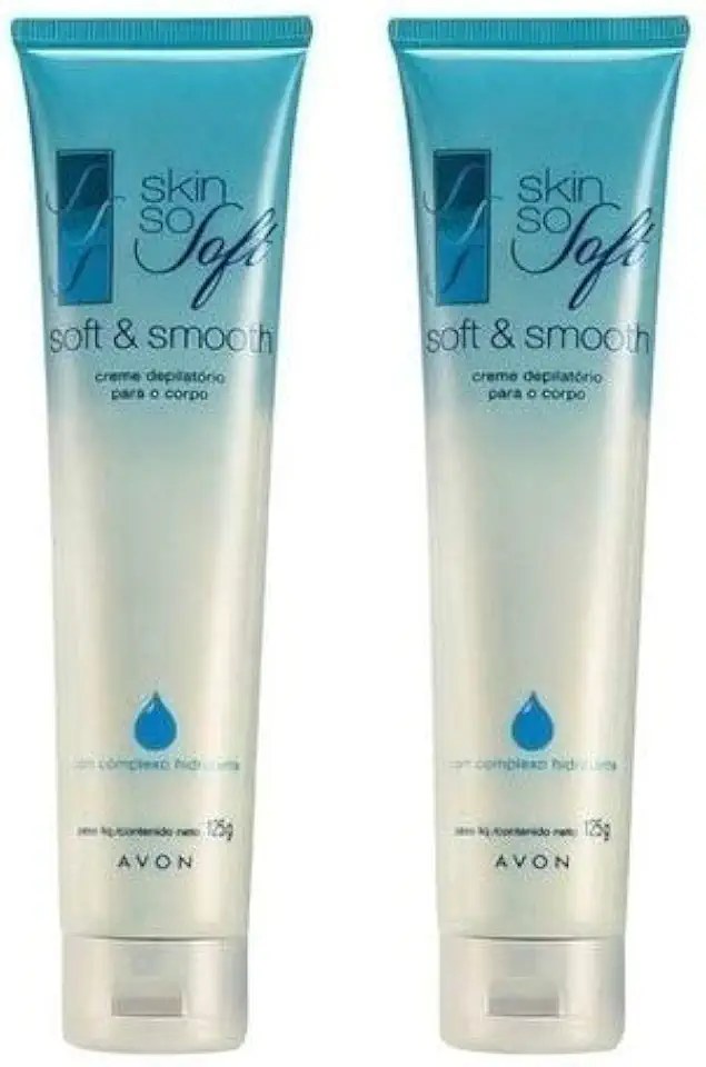 2 Creme Depilatório Para O Corpo Skin So Soft Avon