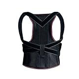 jiChenxiang Corrector de Postura para la Espalda, Soporte para clavícula, Ayuda a Evitar encorvarse y encorvarse, Ajustable, Unisex (Color: Azul, Talla: Extragrande)