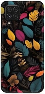 جراب حماية من السيليكون مطبوع متوافق مع سامسونج جالاكسي A22 شبكة الجيل الرابع 4G من ديزاين 266