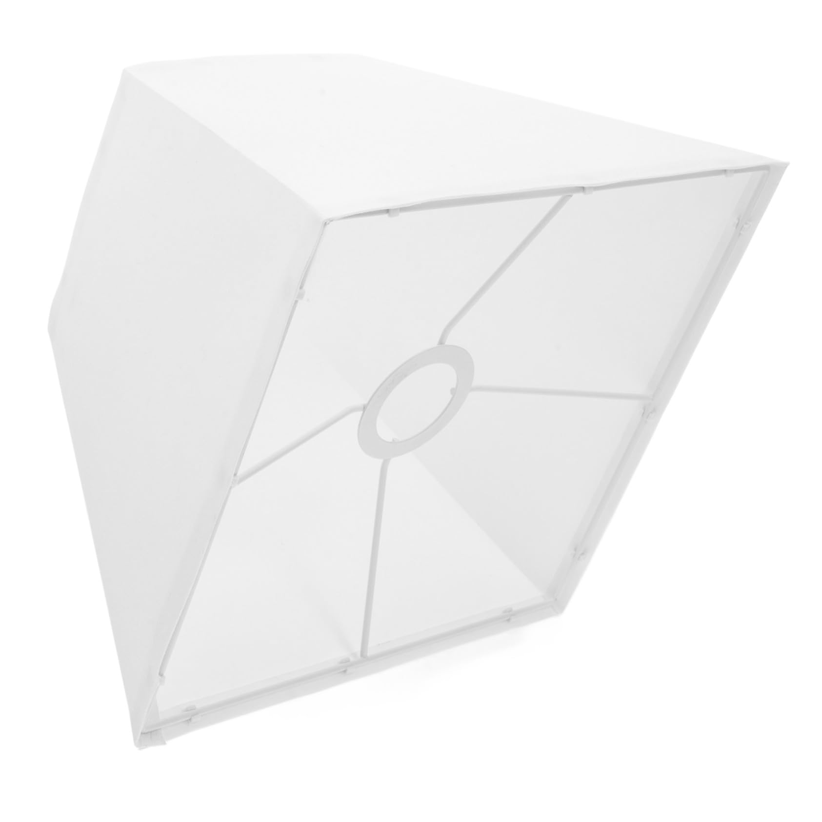 Paralume Quadrato 25 CM per Lampada da Tavolo e Lampada da Terra Struttura in Ferro, Facile da Rimuovere, Design Raffinato per Decorazione d'Interni