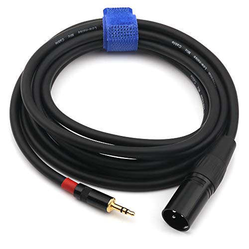 Cable TRS 3.5mm a XLR macho NANYI de interconexión para audio y micrófono 2
