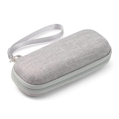 AGPTEK Custodia Rigida EVA da 2,4, Protezione per Registratore Vocale Portatile, Compatibile con iPod, Lettore MP3, Chiavette USB, Microfono Lavalier, Cuffie In-Ear, Moschettone Fornito (Grigio)