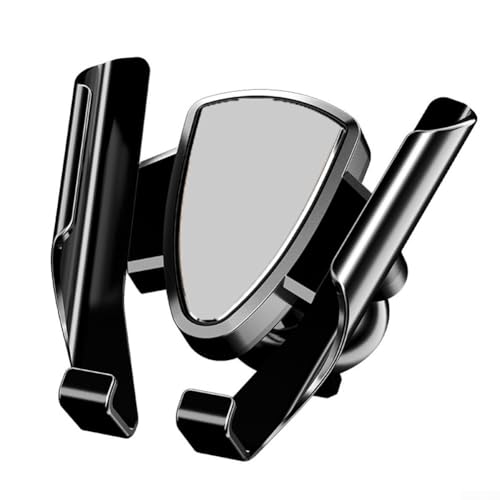 Teléfono multifuncional para coche con abrazadera segura y rotación de 360 grados para ventilación de salida de aire que proporciona una colocación estable del teléfono (gris)