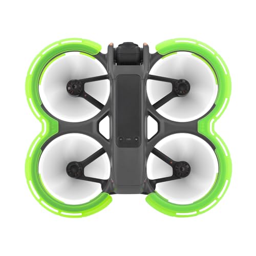 Image of BRDRC Avata 2 Bumper Guards Accessories, Propeller Guard Protector Gimbal Protective Anti-Collision Ring Cover for DJI Avata 2 Fly More Combo Accessories (Green)