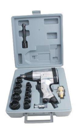 Parafusadeira Chave de Impacto Pneumática de 1/2 Pol com Kit de 16 Peças Pelegrin Nv-2023k