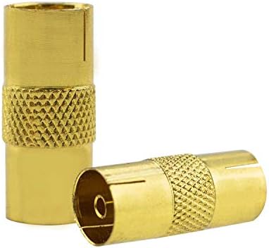 DIGIFLEX TV Aerial Connector RF Coax Cable Lead Adaptor Female to Female - Coaxial F Type Connector