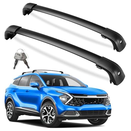 KINGGERI Lockable Roof Rack Cross Bars