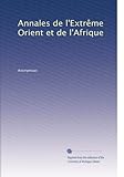  Annales de l\'Extrême Orient et de l\'Afrique: Volume 3