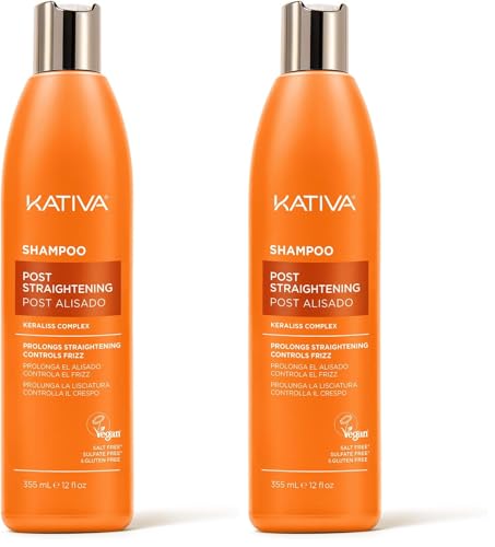 Keratin Post Alisado Shampoo 355 Ml (Paquete de 2)