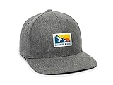 Harvest Sustainable Fabric Woven Label Patch Hat - Adjustable Baseball Cap w/Plastic Snapback...