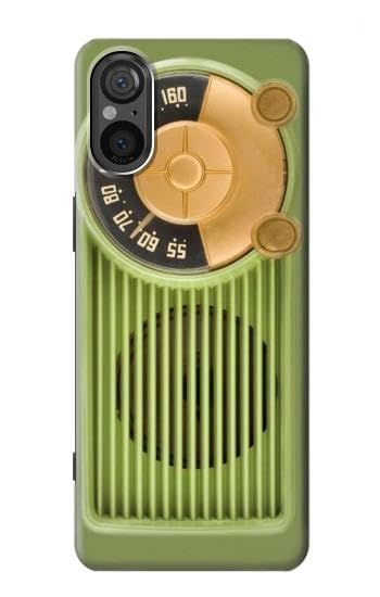 R2656 Vintage Bakelite Green Case Cover for Sony Xperia 5 V