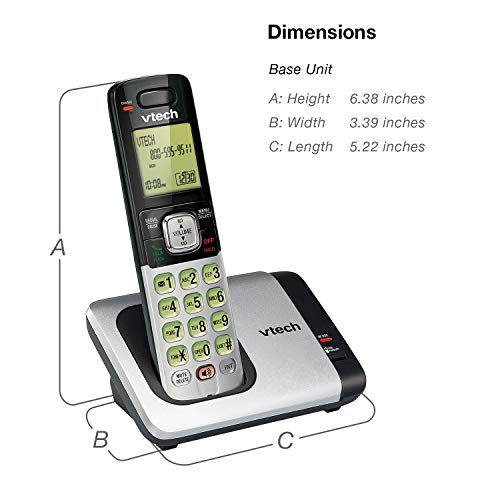 VTech CS6719-2 2-Handset Expandable Cordless Phone with Caller ID/Call Waiting, Handset Intercom 