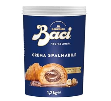 BACI PERUGINA PROFESSIONALE Crema Spalmabile con Nocciole e Cacao, Secchiello 1,2KG