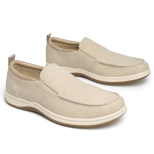 Men's Slip on Shoes, Casual Walking Loafers with Arch Support, Orthopedic Shoes Lightweight Non Slip Sneakers4