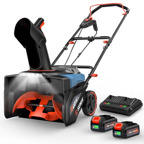 SENIX 40V 18-Inch Cordless Snow Blower