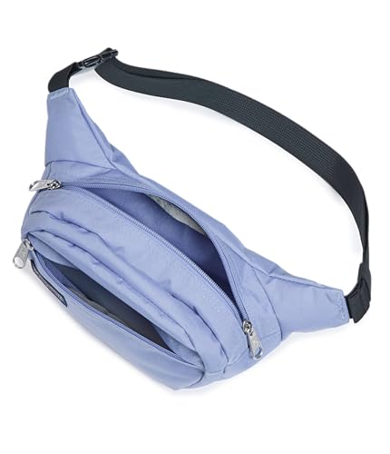 Image of JanSport Fifth Avenue Fanny Pack Crossbody Bags for Women, Men - Stylish, Durable Waist Bag with Adjustable Belt, Main Zippered Pocket, Quick Stash Pocket, Travel Essentials, Lavender Ash