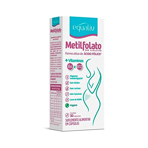 Metil Folato L-metilfolato 30 Caps, Equaliv Follatus (2 caixas)