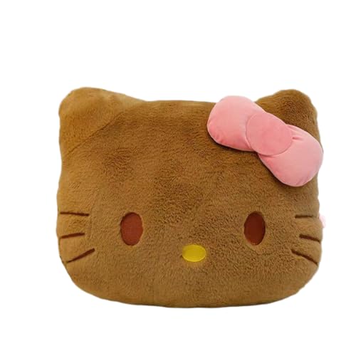 キティぬいぐるみ キティ抱き枕 ネコ 人形 グッズ クッション 可愛い ギフト 面白い 装飾品 飾り物 萌えグッズ 誕生日 プレゼント (55cm,カーキ)