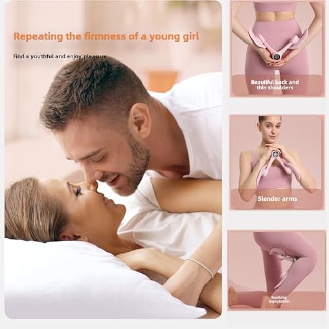 Glute and Hip Trainer -Pelvic Floor & Thigh Master Trainer with Counter - Kegel Exercise Equipment for Women, Home Workout Device for Muscle Strengthening £¬Inner Thigh Exercise Workout Equipment