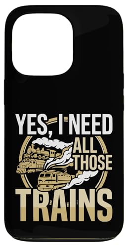 Yes I Need All Those Trains �ʔ����S���͌^�f�U�C�� �X�}�z�P�[�X iPhone 13 Pro �p