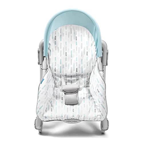 Cadeira de Descanso e Balanço Para Bebê Spice Dobrável Encosto Reclinável 0-18kgs Azul Multikids Bab
