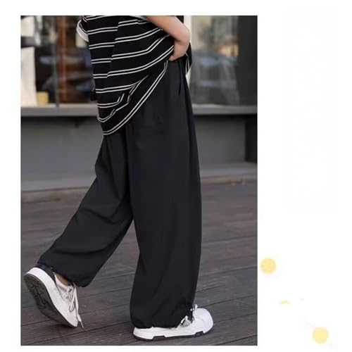 Boys Parachute Pants Casual Baggy Wide Leg Sweatpants Kids Adjustable Drawstring Athletic Joggers Fall Winter Pants2