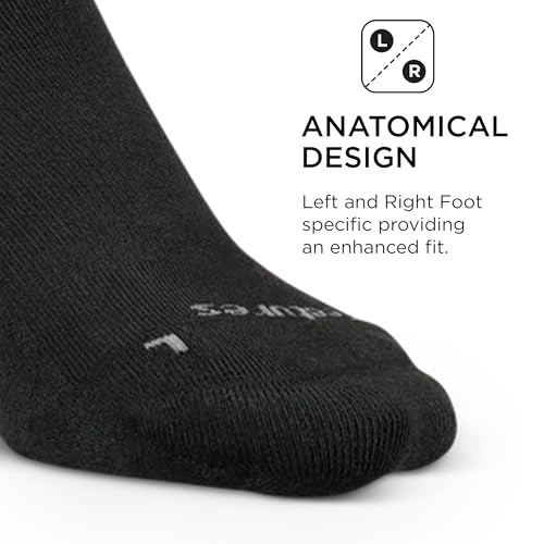 Feetures Everyday Max Cushion Crew Sock for Men - Moisture-Wicking Socks3