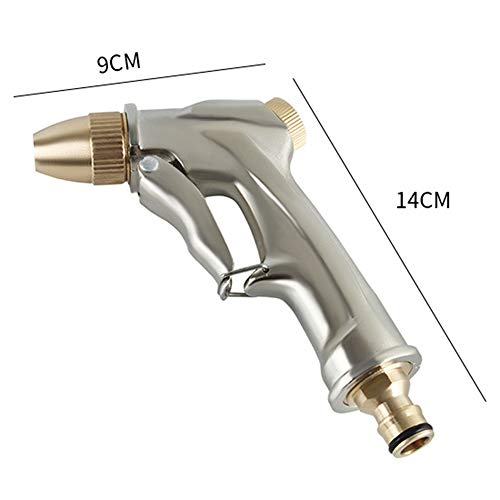 KKmoon pistola de alta pressão, pistola de água de lavagem de carro, 6 padrões de irrigação, ferrame
