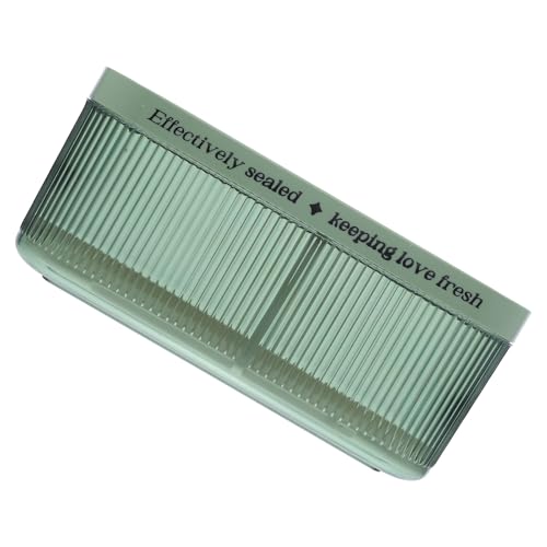 TOMETURE Fruit Storage Container Basket with Drainage Green Crisper Organizer Bin for Fridge Food Fresh-keeping Storage Box for Fruits and Vegetables