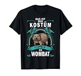 Diese Wombats Grafik zeigt ein australisches Wombat aus dem Outback mit einem lustigen Spruch: Das ist mein Kostüm. Was ist perfekter für einen Känguru, Koala oder Schnabeltier Liebhaber als dieses süsse Wombat Design mit dem witzigen Zitat?