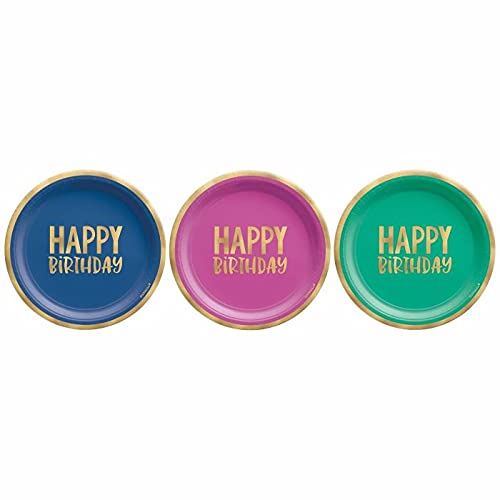 Assiettes en aluminium amscan 542522 pour éviter la vaisselle cassée lors des fêtes