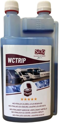 Liquido wc quimico | Descomposición de residuos WC | aditivo para aguas negras | Eliminador de olores para inodoros no conetedos y Potti | caravanas, camper, autocaravanas, barcos