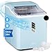 Produktbild Klarstein Eiswürfelmaschine Klein, Schneller Ice Cube Maker, Eiswürfelbereiter Selbstreinigend, Eiswürfelgerät für Große und Kleine Eiswürfel, mit Eiswürfelbehälter, 12kg/24h, Fassungsvermögen 1,5 L