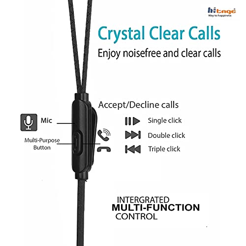 Image of Hitage HP-278 Unique and Ergonomic Design Compatible for All Devices Earphones Wired Headset
