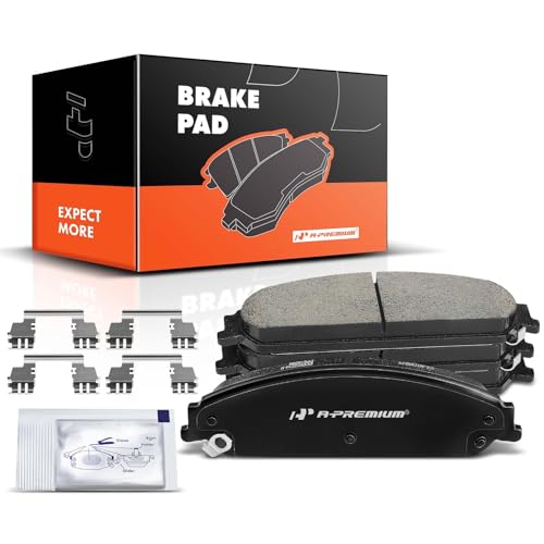 A-Premium Front Ceramic Disc Brake Pads Set Compatible with Chrysler & Dodge Models - 200/Avenger 2013-2014, 300 2005-2023, Caliber 2008-2009, Challenger 2009-2023, Charger 2006-2023, Magnum 2005-2008